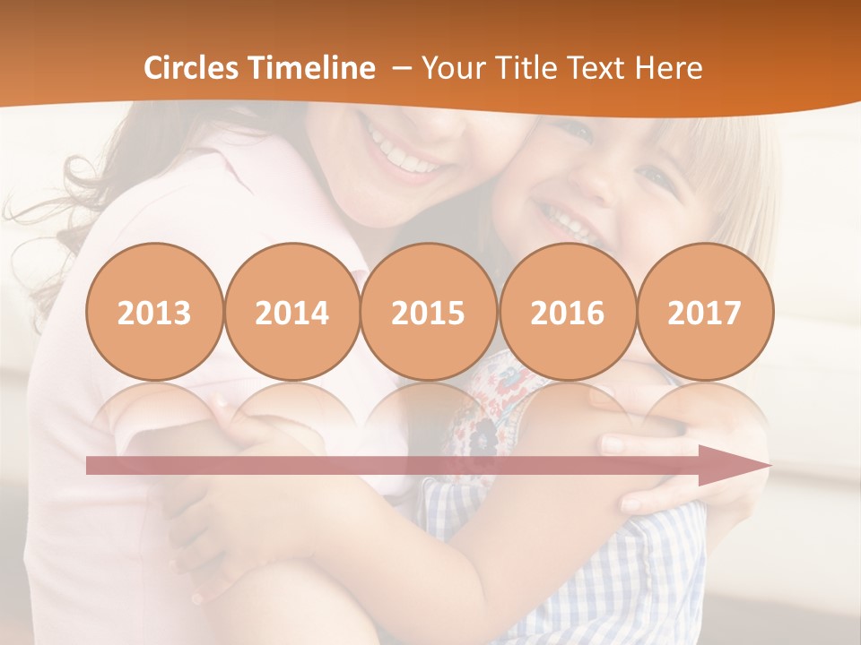 Mother And Daughter PowerPoint Template