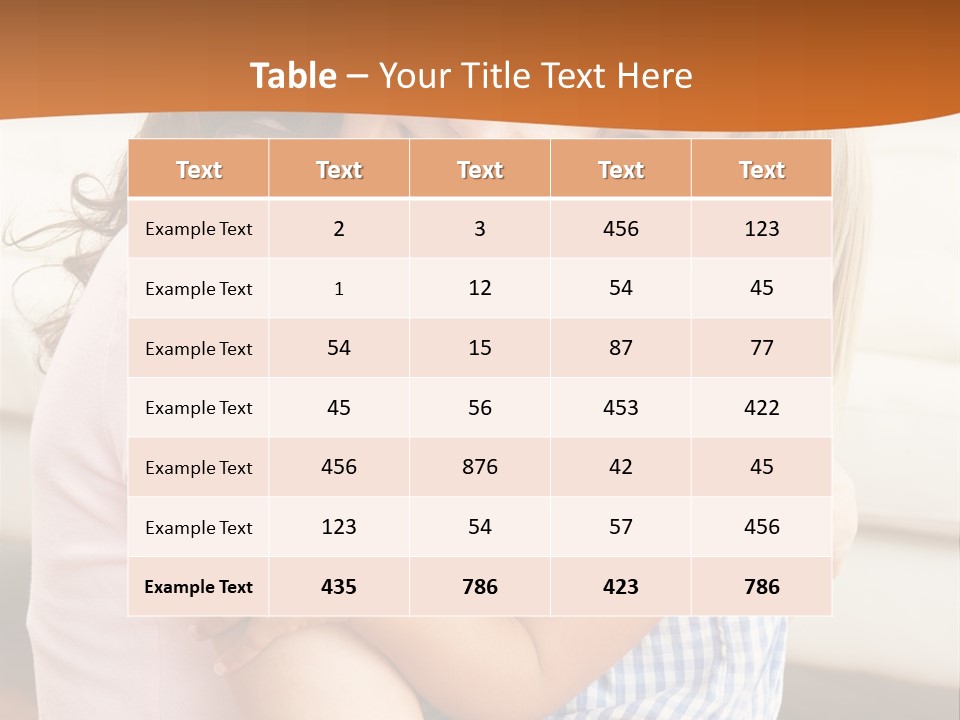 Mother And Daughter PowerPoint Template
