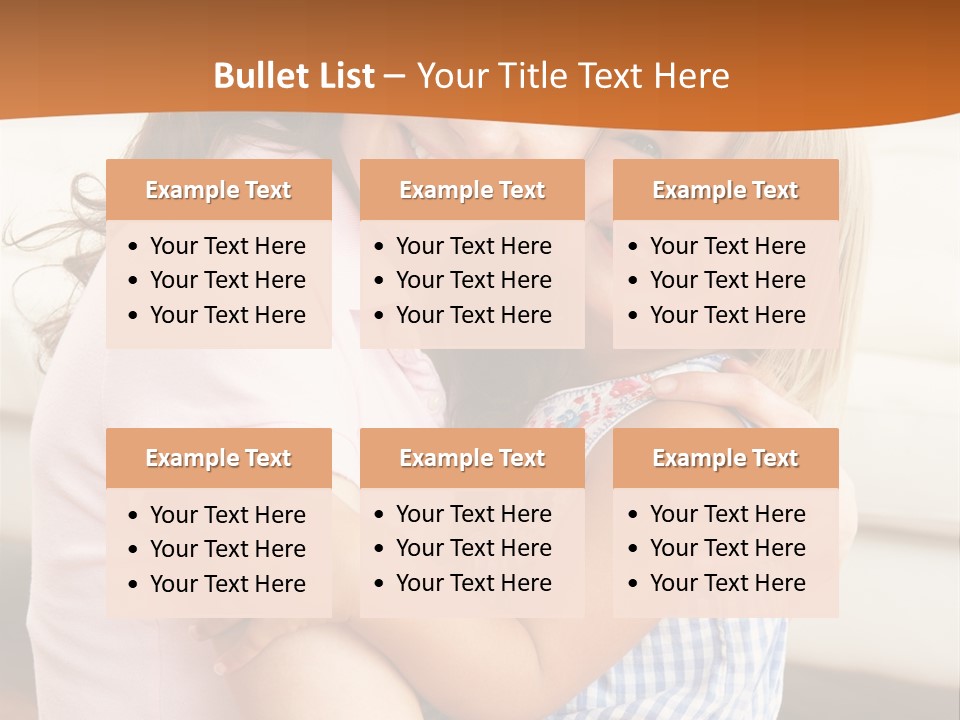 Mother And Daughter PowerPoint Template