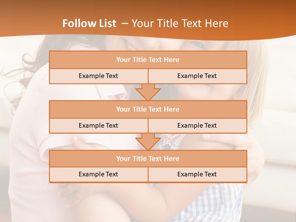 Mother And Daughter PowerPoint Template