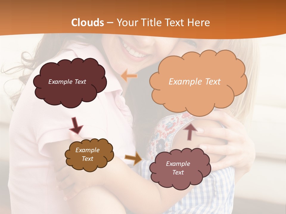 Mother And Daughter PowerPoint Template