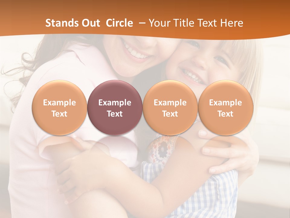 Mother And Daughter PowerPoint Template