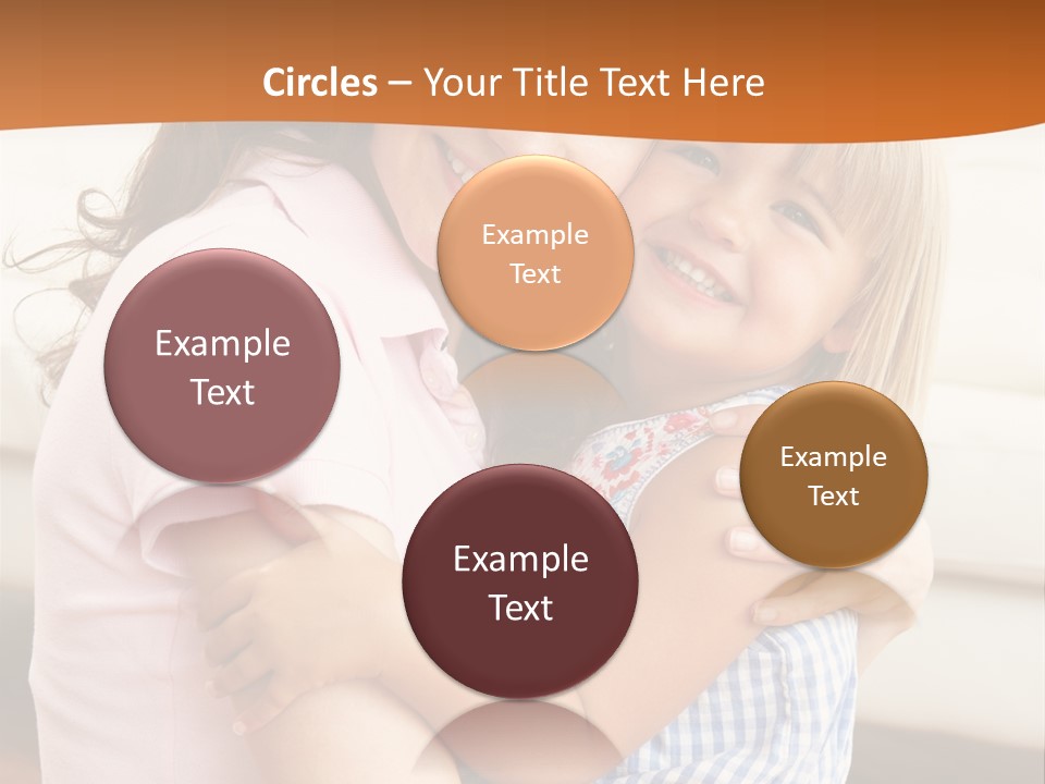 Mother And Daughter PowerPoint Template