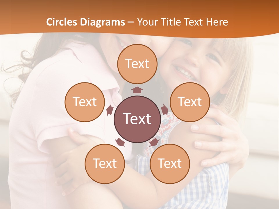 Mother And Daughter PowerPoint Template