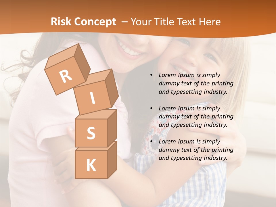 Mother And Daughter PowerPoint Template