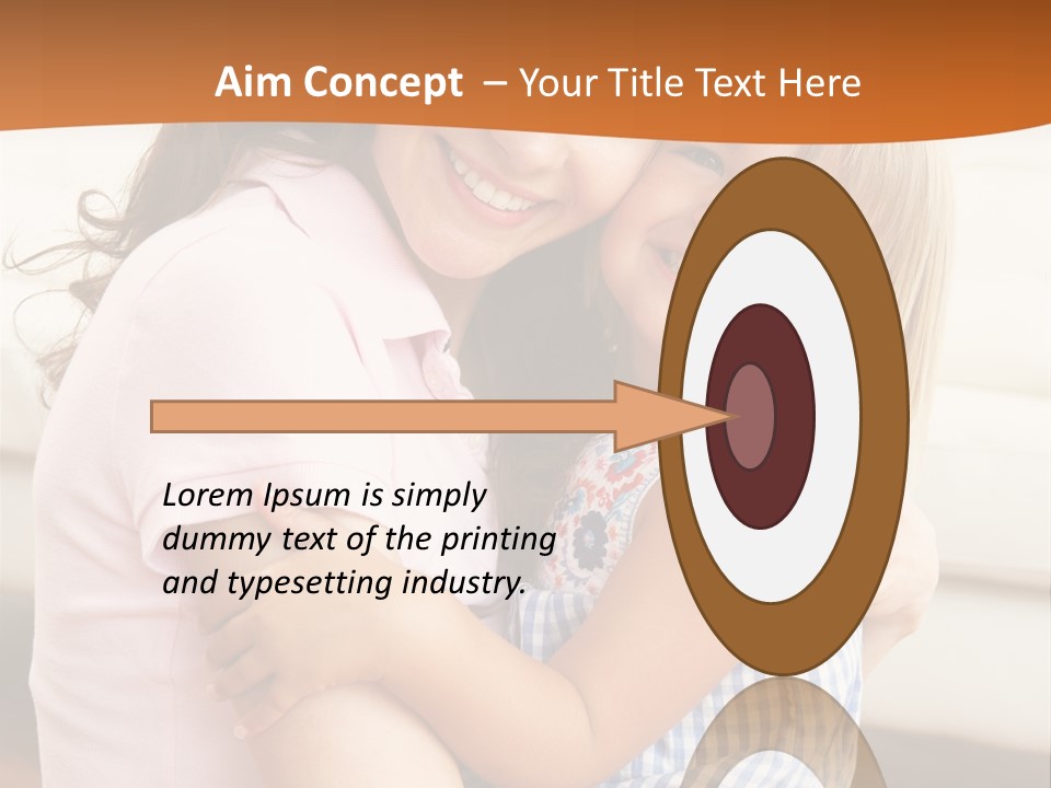 Mother And Daughter PowerPoint Template