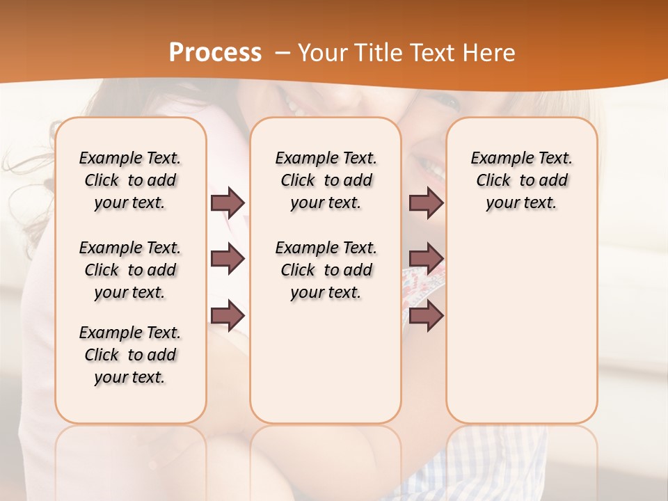 Mother And Daughter PowerPoint Template