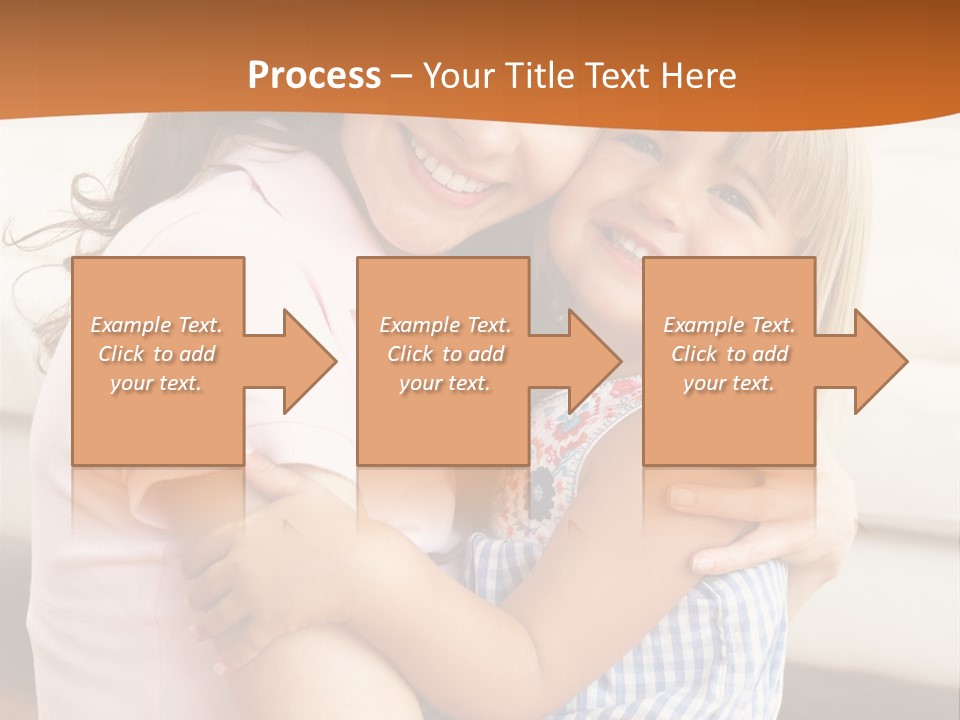 Mother And Daughter PowerPoint Template