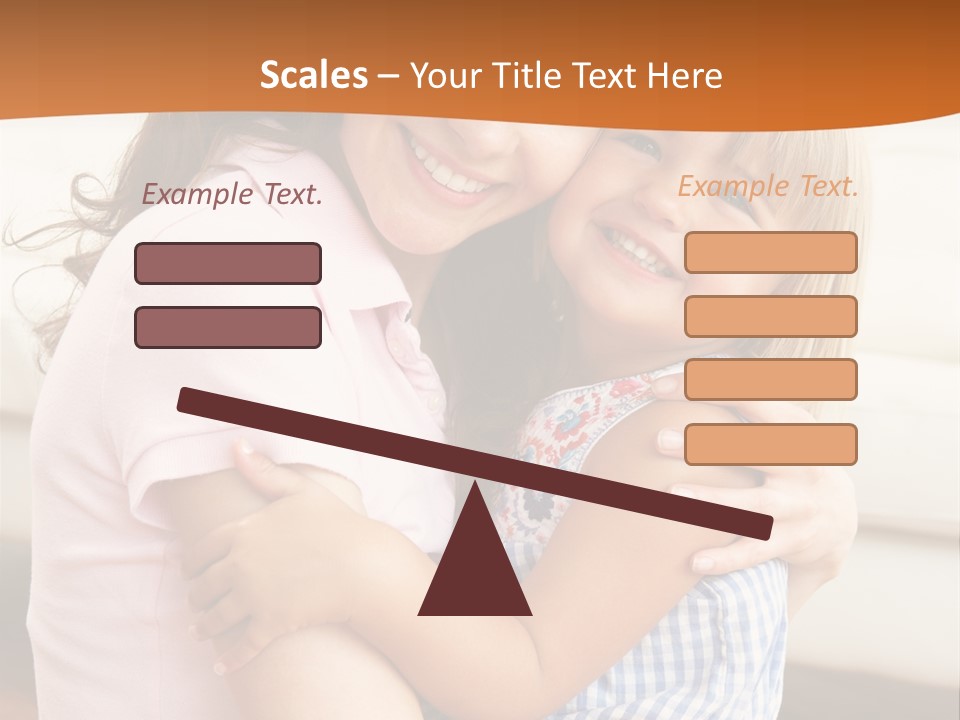 Mother And Daughter PowerPoint Template