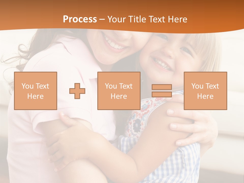 Mother And Daughter PowerPoint Template