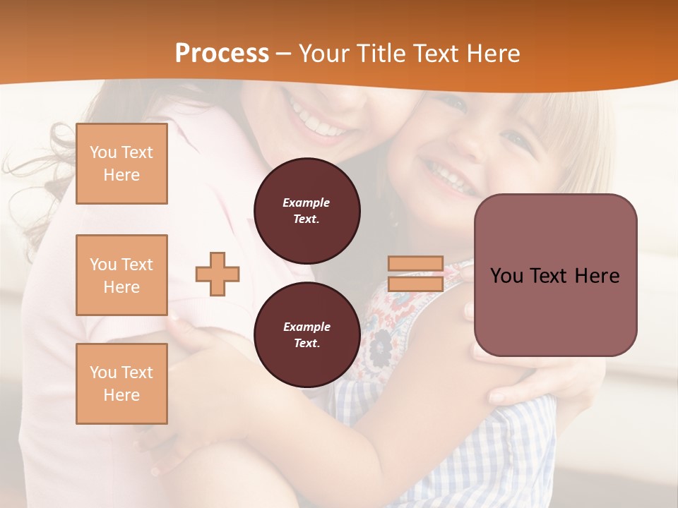 Mother And Daughter PowerPoint Template