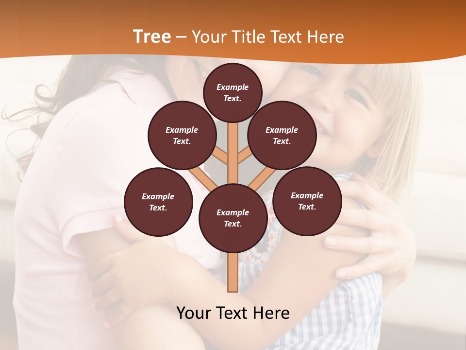 Mother And Daughter PowerPoint Template