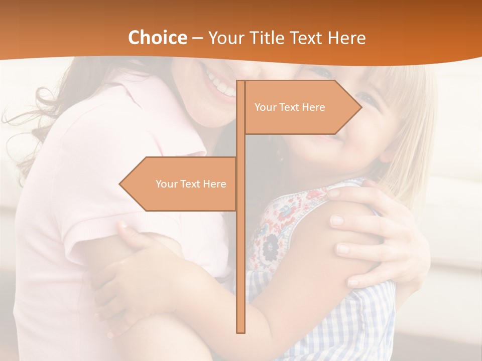 Mother And Daughter PowerPoint Template