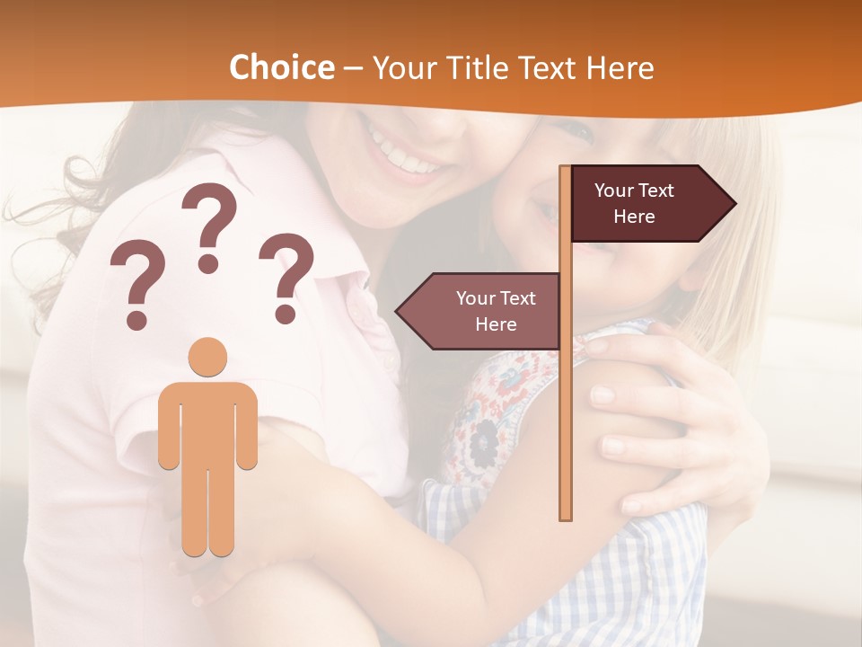 Mother And Daughter PowerPoint Template