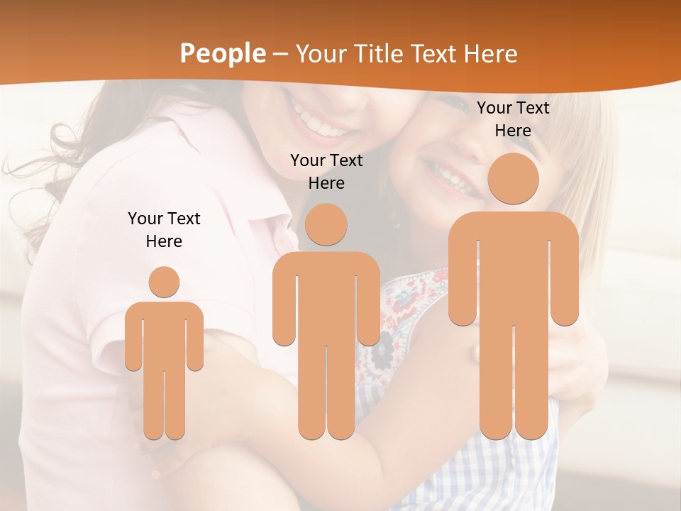 Mother And Daughter PowerPoint Template