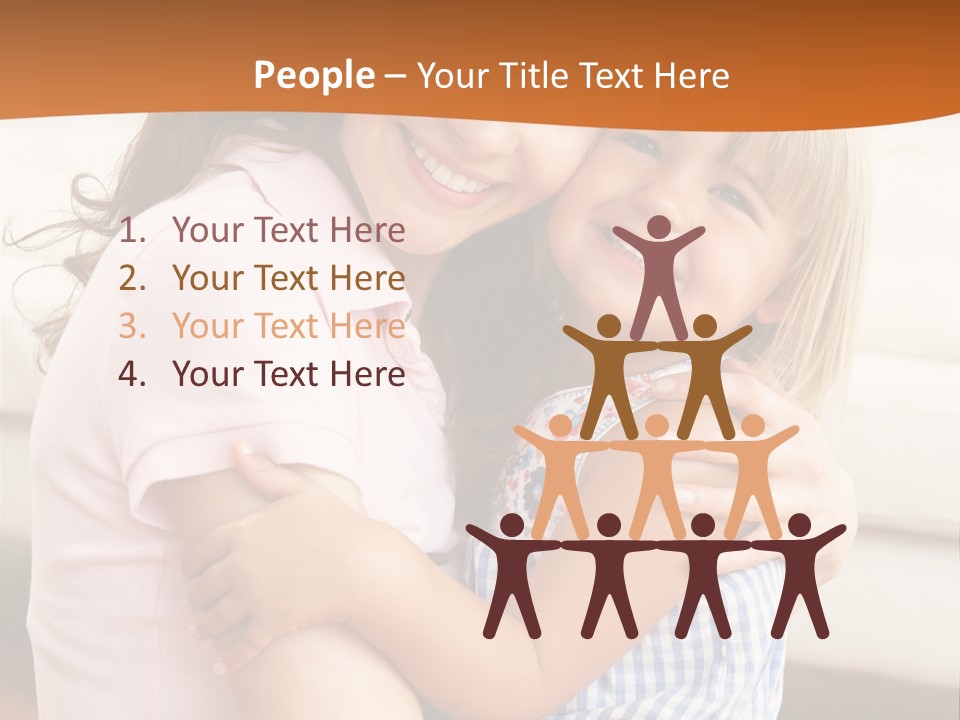 Mother And Daughter PowerPoint Template