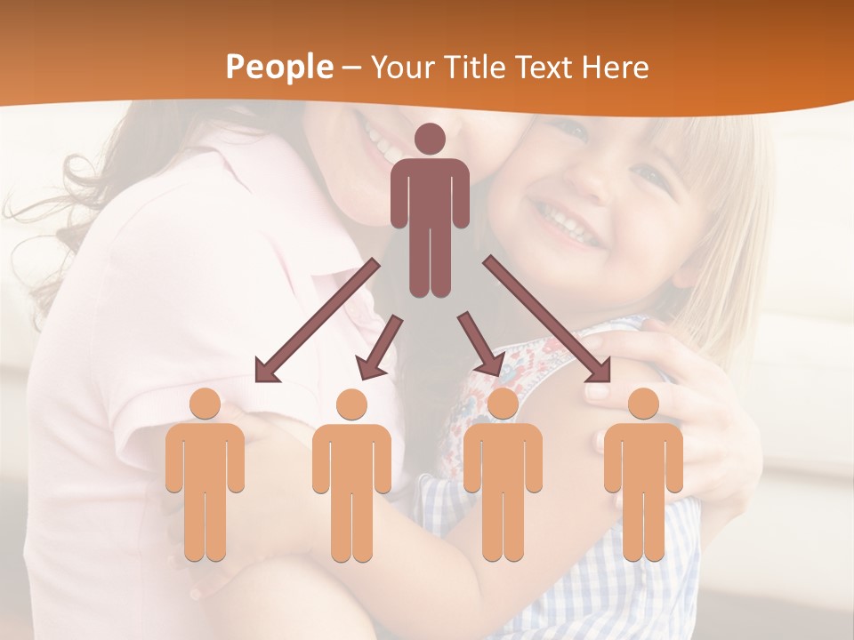 Mother And Daughter PowerPoint Template