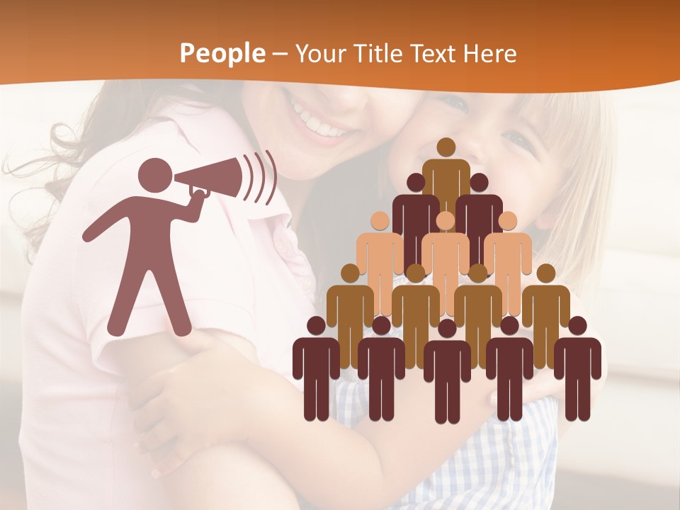 Mother And Daughter PowerPoint Template