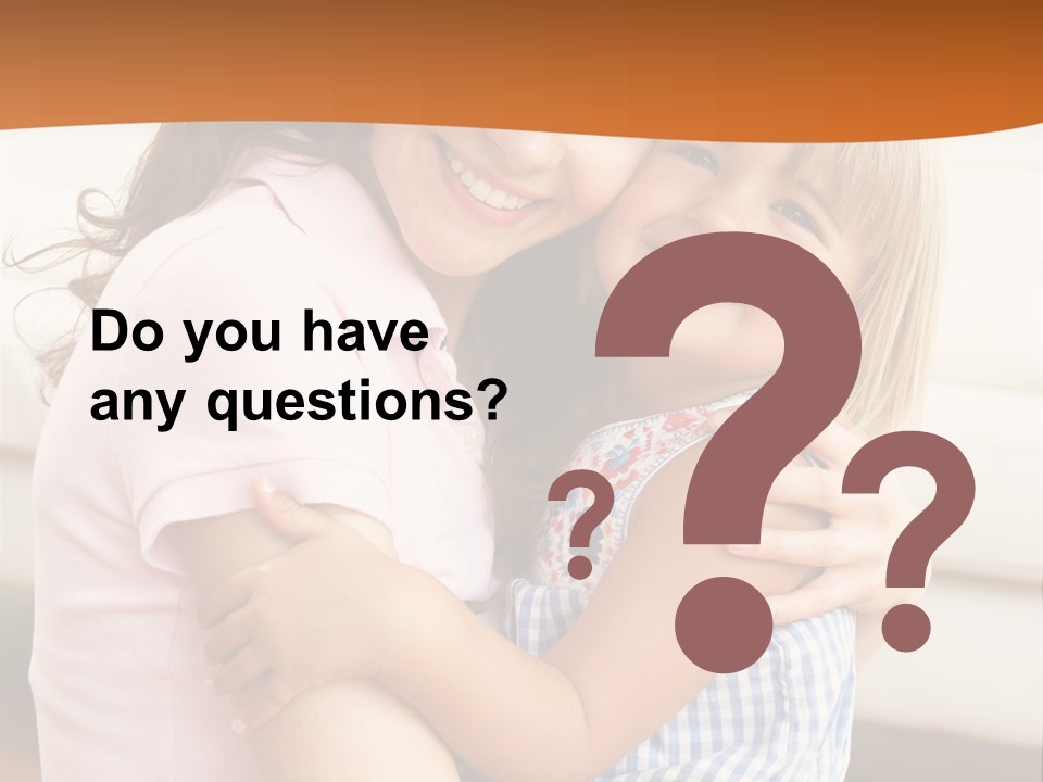 Mother And Daughter PowerPoint Template