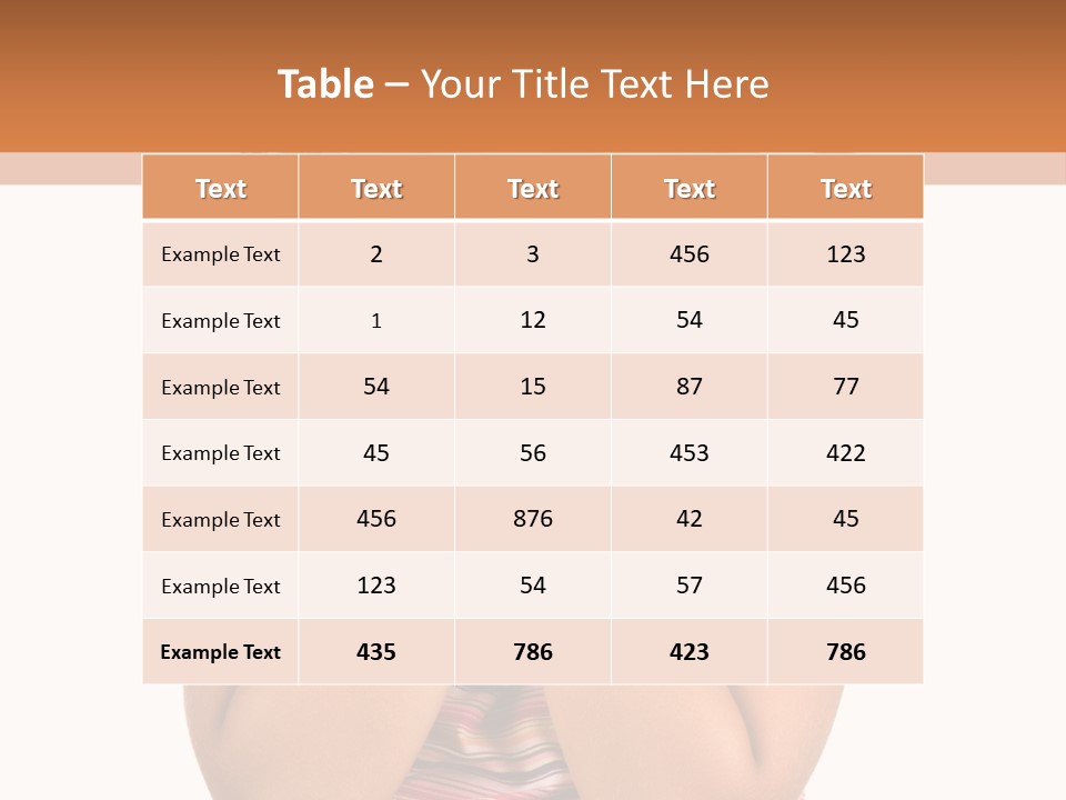 Little Girl With White Background PowerPoint Template