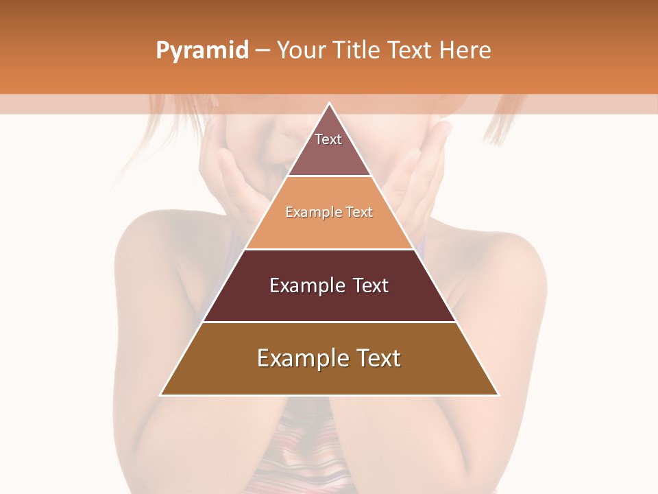 Little Girl With White Background PowerPoint Template