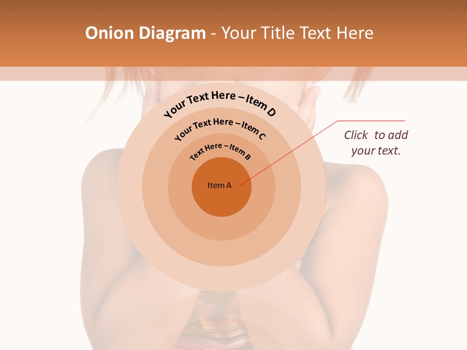 Little Girl With White Background PowerPoint Template