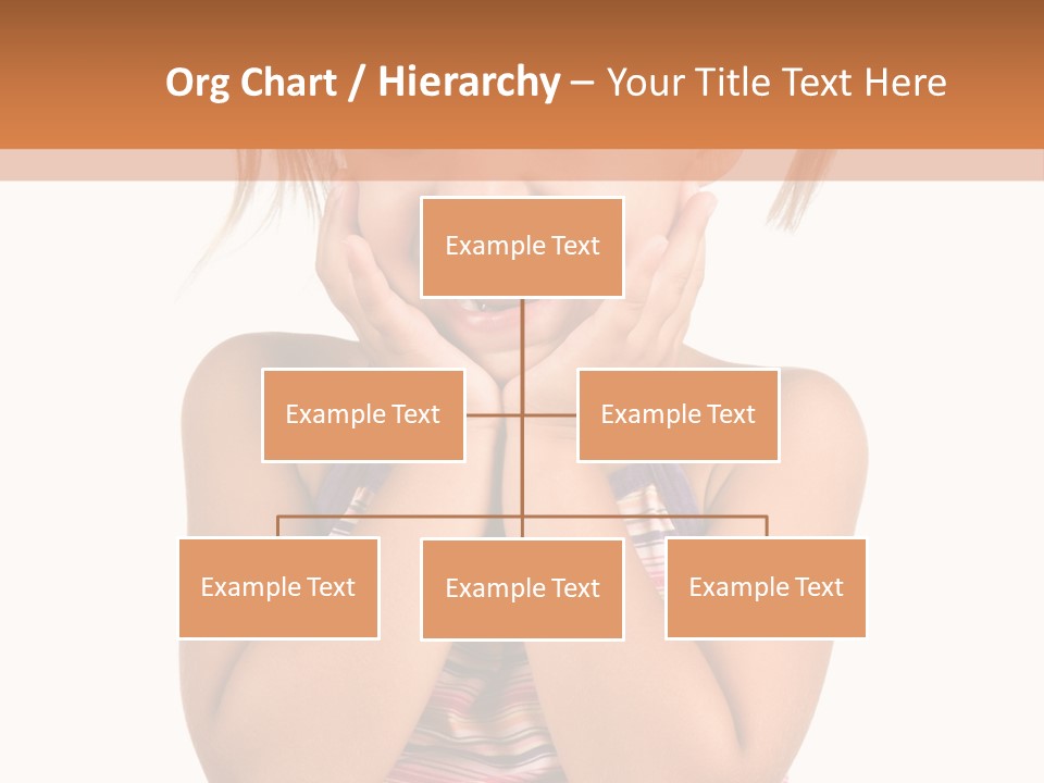 Little Girl With White Background PowerPoint Template