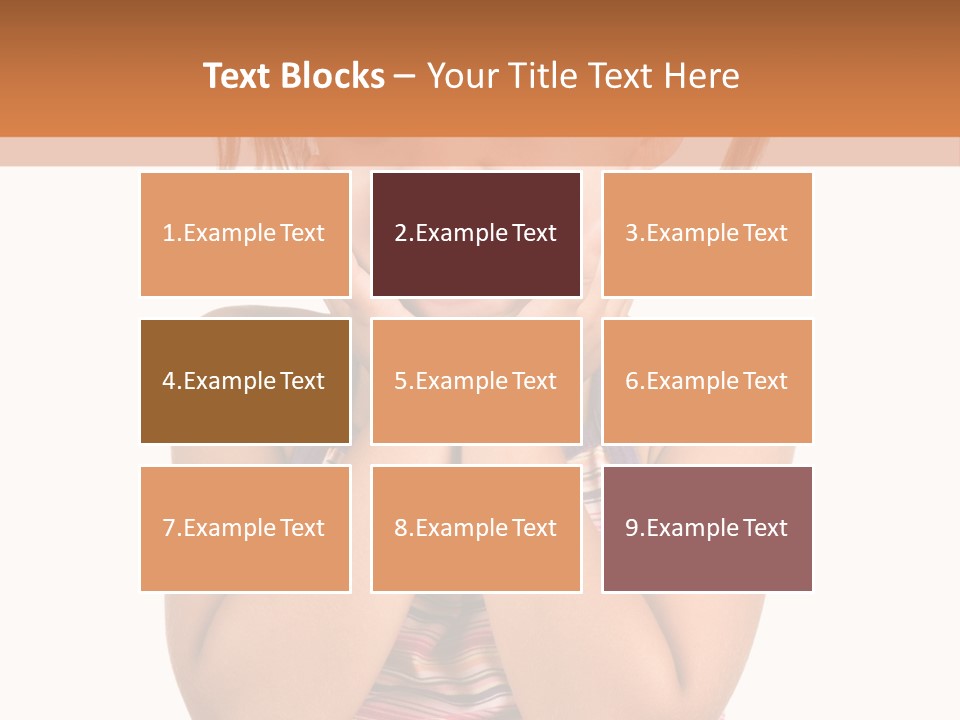 Little Girl With White Background PowerPoint Template