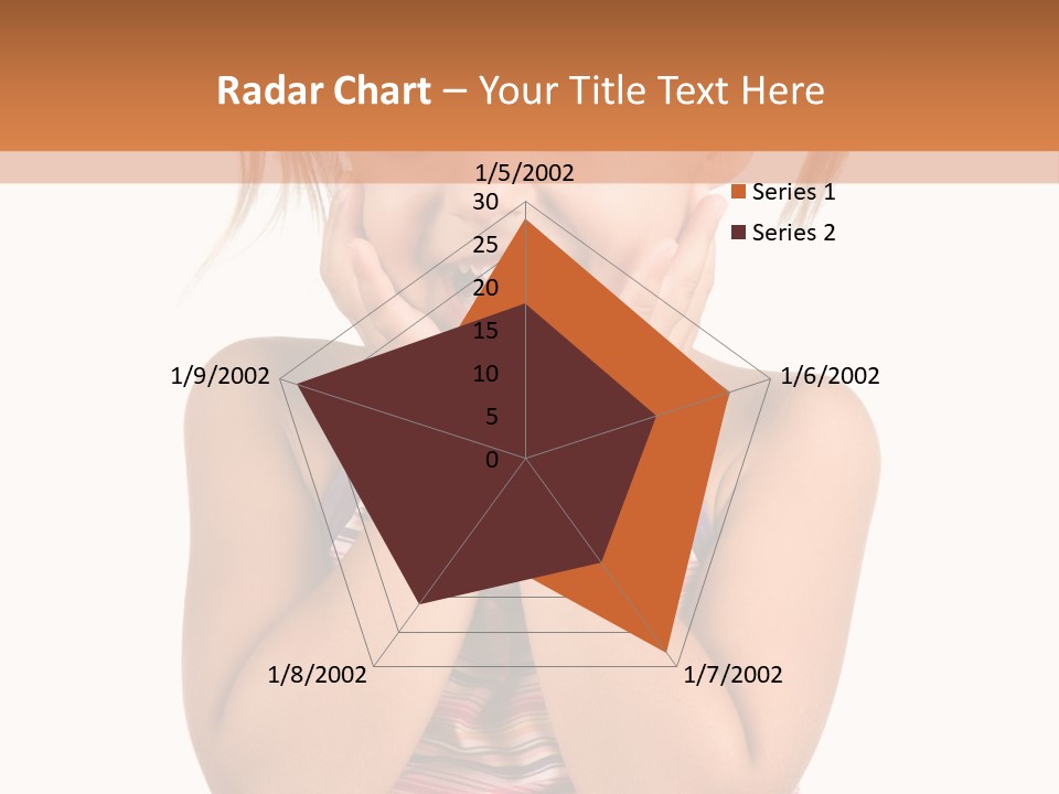 Little Girl With White Background PowerPoint Template