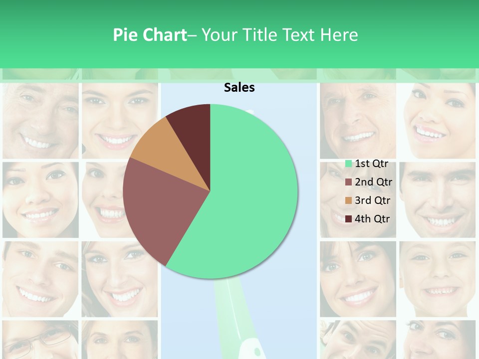 Faces Of Smiling People PowerPoint Template