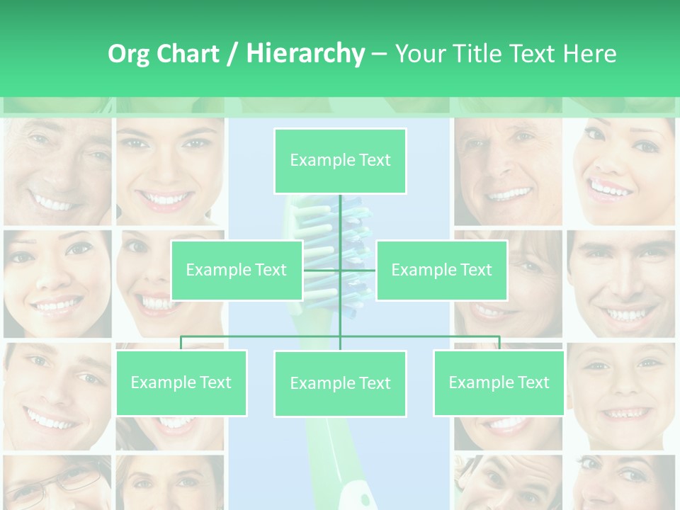 Faces Of Smiling People PowerPoint Template