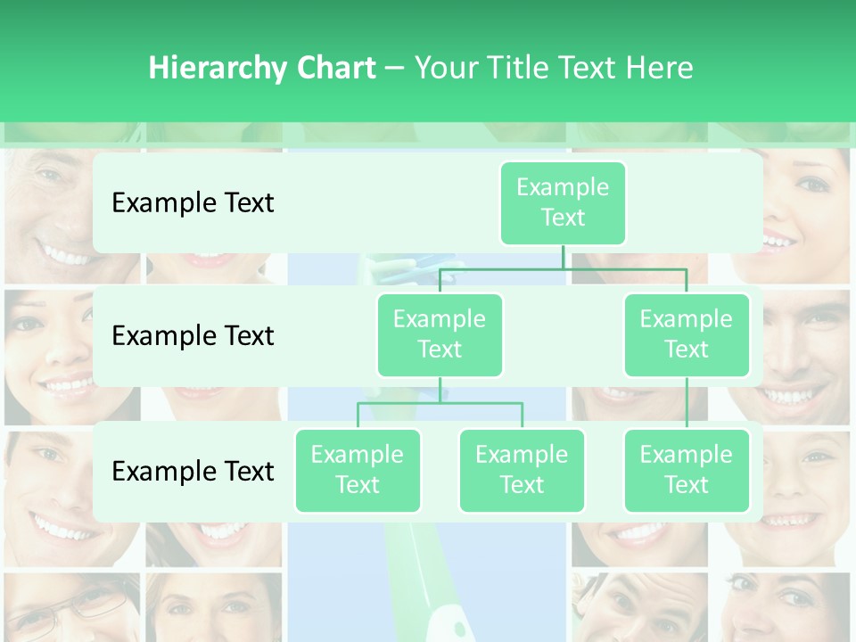 Faces Of Smiling People PowerPoint Template