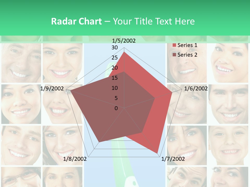 Faces Of Smiling People PowerPoint Template