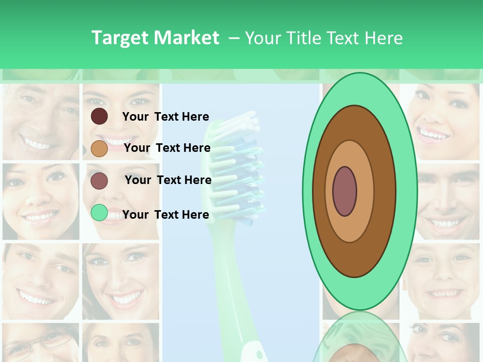 Faces Of Smiling People PowerPoint Template