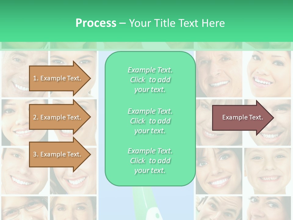 Faces Of Smiling People PowerPoint Template