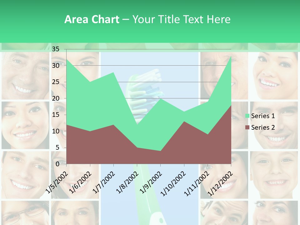 Faces Of Smiling People PowerPoint Template