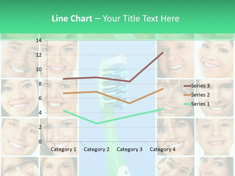 Faces Of Smiling People PowerPoint Template