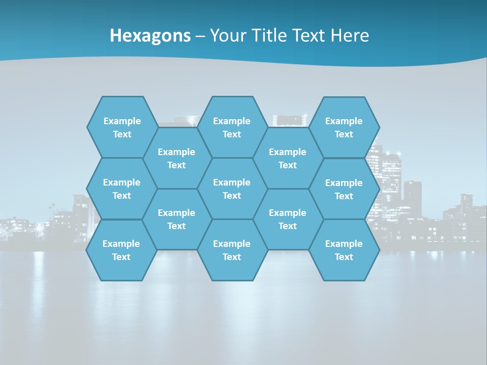 Night Skyline PowerPoint Template