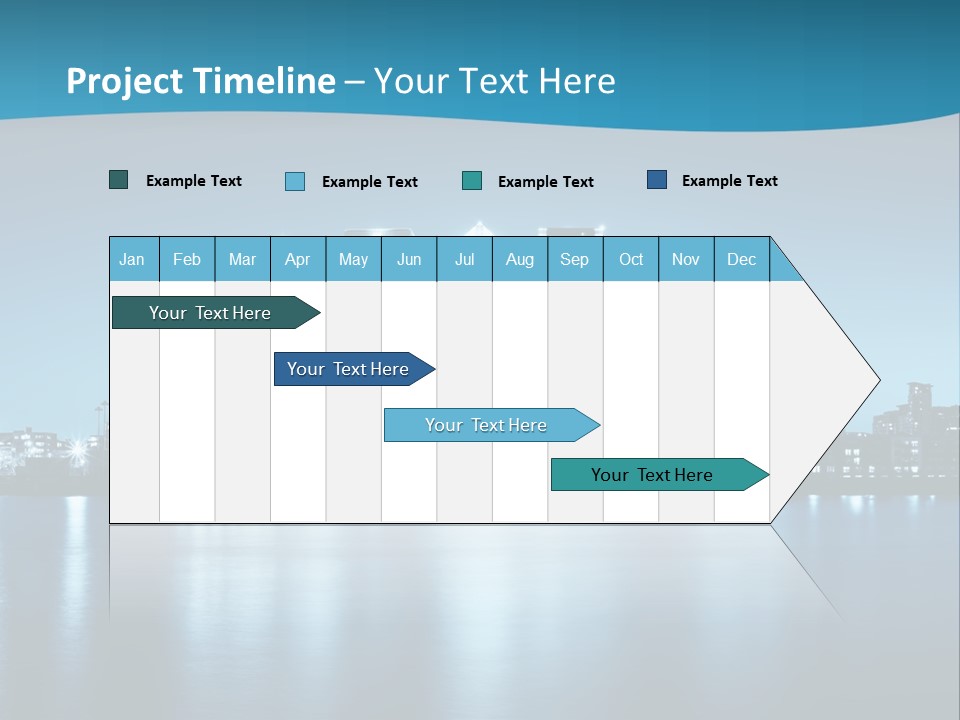 Night Skyline PowerPoint Template
