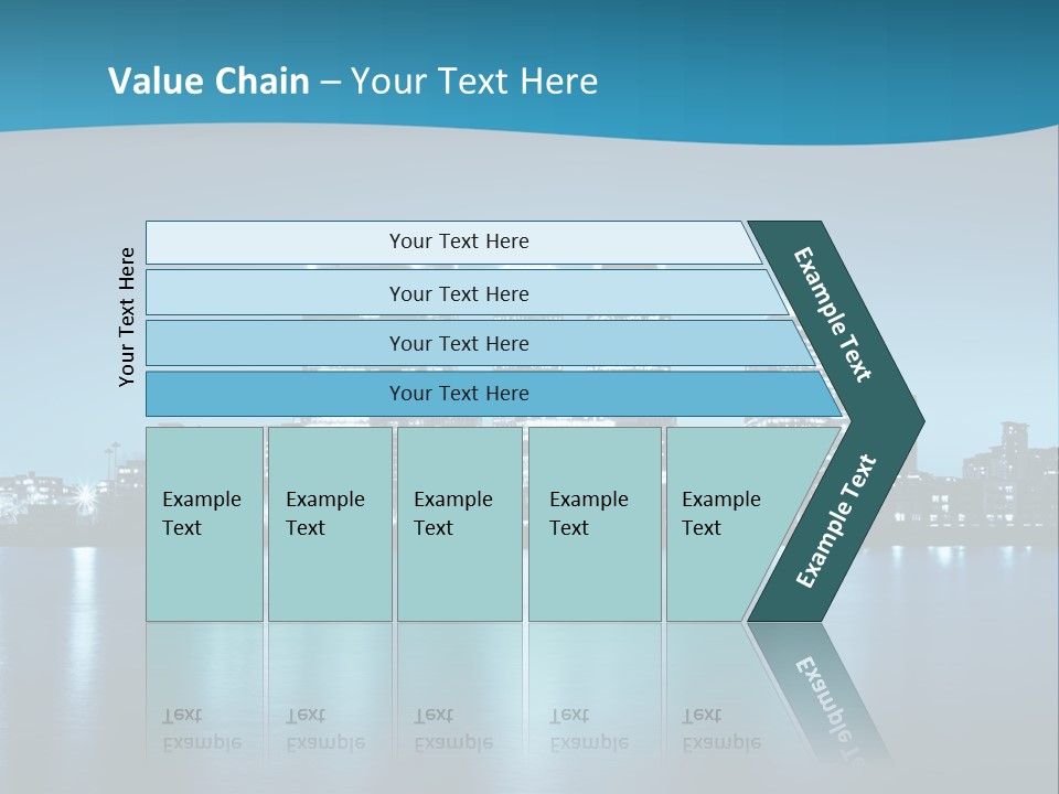 Night Skyline PowerPoint Template