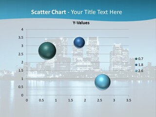 Night Skyline PowerPoint Template