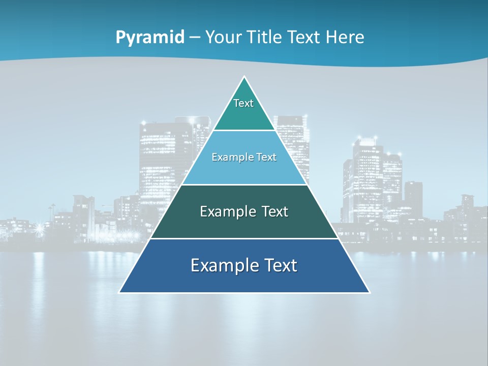 Night Skyline PowerPoint Template