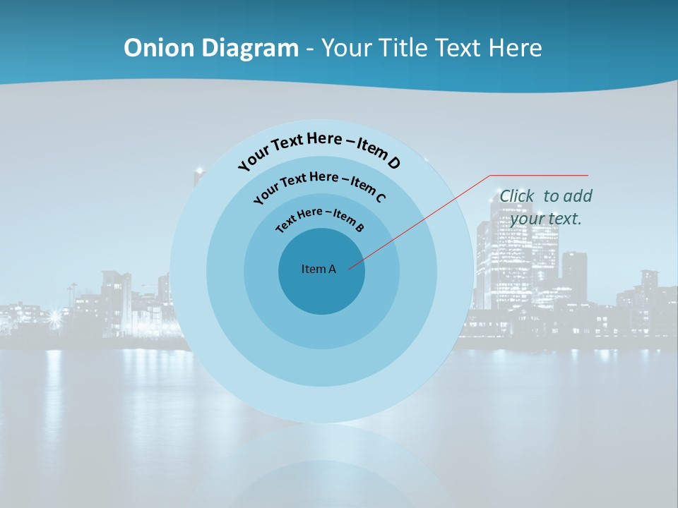 Night Skyline PowerPoint Template