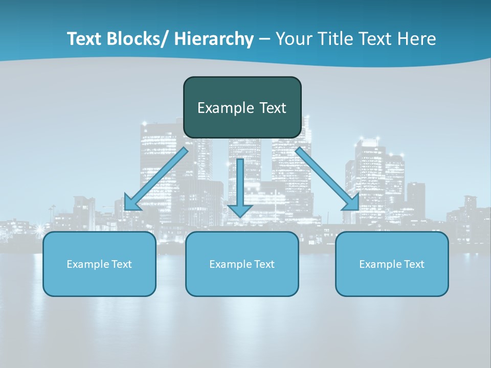 Night Skyline PowerPoint Template
