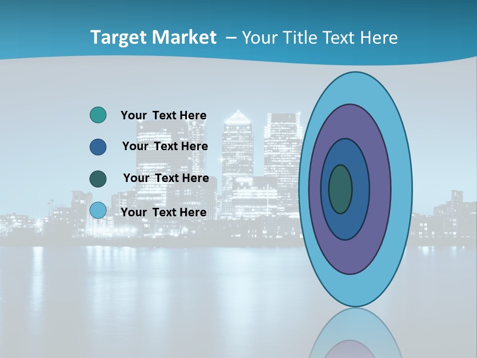 Night Skyline PowerPoint Template