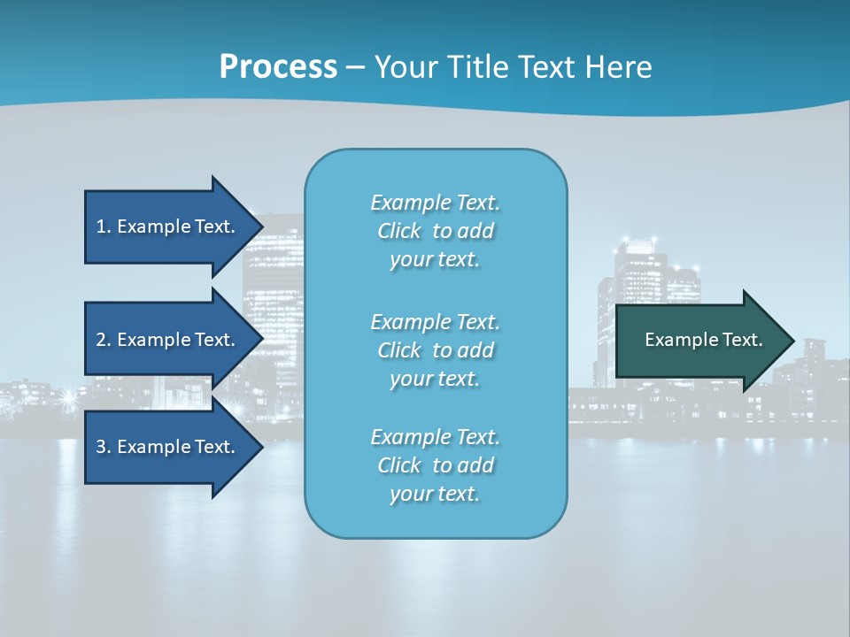 Night Skyline PowerPoint Template