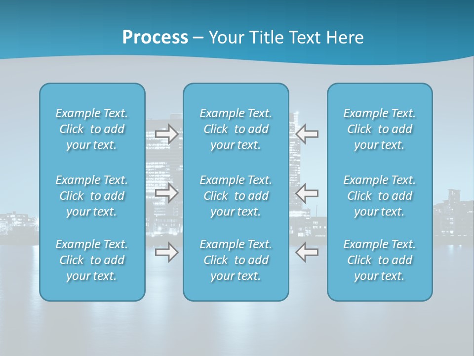 Night Skyline PowerPoint Template