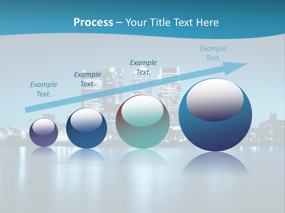 Night Skyline PowerPoint Template