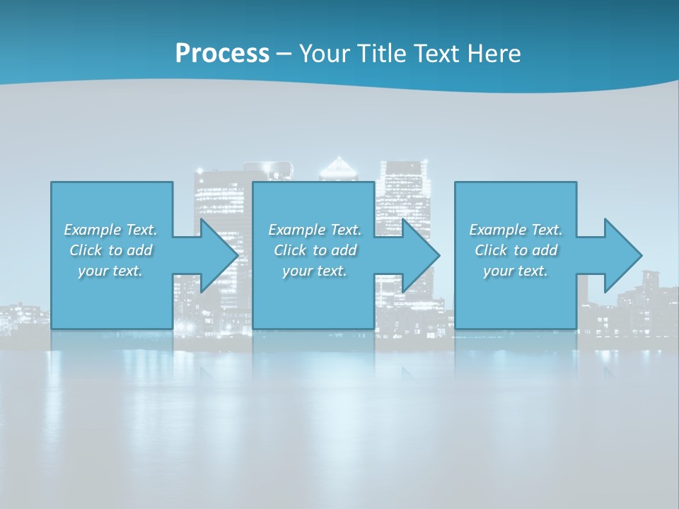 Night Skyline PowerPoint Template