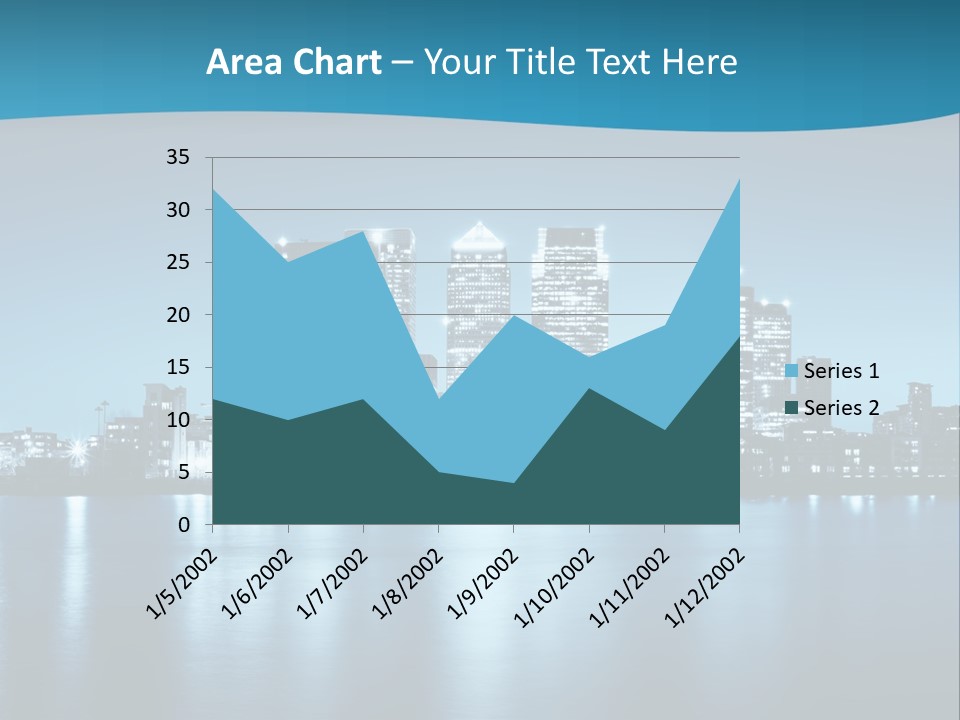 Night Skyline PowerPoint Template